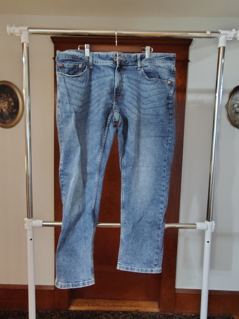 Weatherproof Men's Light Blue Straight Jeans